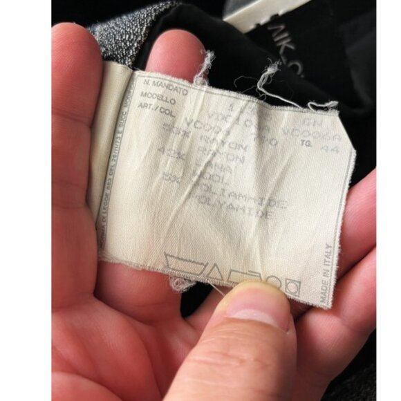 VIKTOR & ROLF COLLECTION METALLIC PENCIL SKIRT 44 - Picture 4 of 6